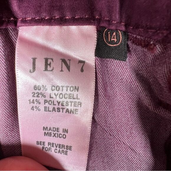 JEN 7 by 7 for all mankind slim straight pants jeans 🔥 size 14 - Picture 4 of 6
